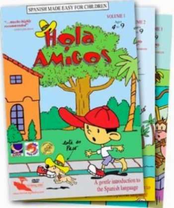 Hola Amigos! vol 1, 2, & 3 Gentle introduction to Spanish